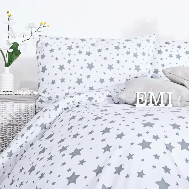 EMI Noemi pamut ágyneműhuzat, A standard egyszemélyes ágy szett tartalma: 1x 140x200 + 1x 70x90