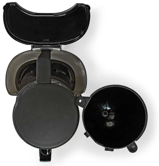 Nedis KACM150EBK - 1,25 l-es csepegtetős kávéfőző hőmegtartó funkcióval