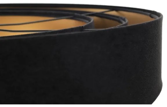 TRINITI lógcsillár 1xE27/60W/230V fekete/arany