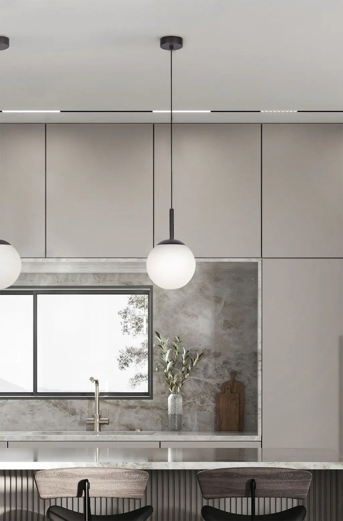 KAJA K-4886 FARO Modern Függesztett Lámpa Fekete E27 IP20