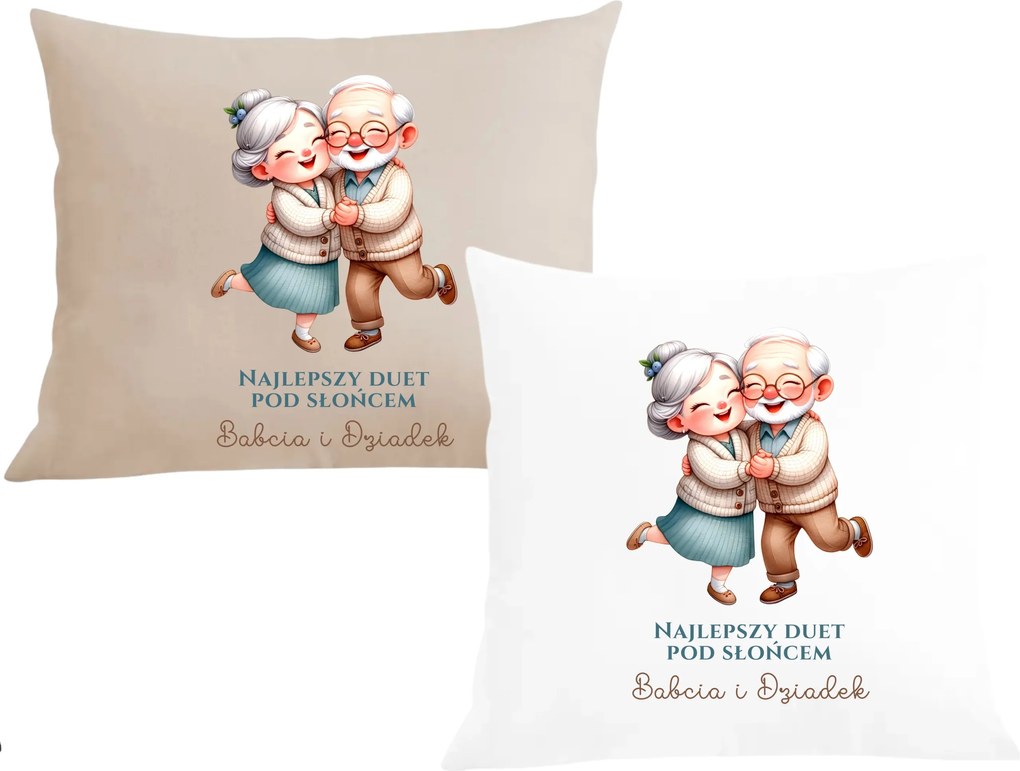 Párnák párnahuzat Ajándék A legjobb páros a nap alatt Nagymama és Nagypapa