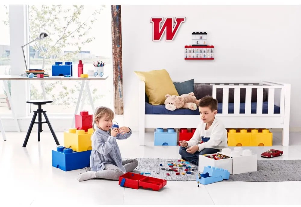 Elefántcsont fehér 2 fiókos tárolódoboz - LEGO®