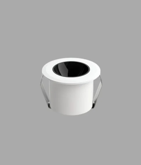 UNIVERSO Süllyesztett spot lámpa 3w 130lm 2700K-4000K.Kap RA90 26° IP20 Fehér D30x24mm kivágás:26mm 5év
