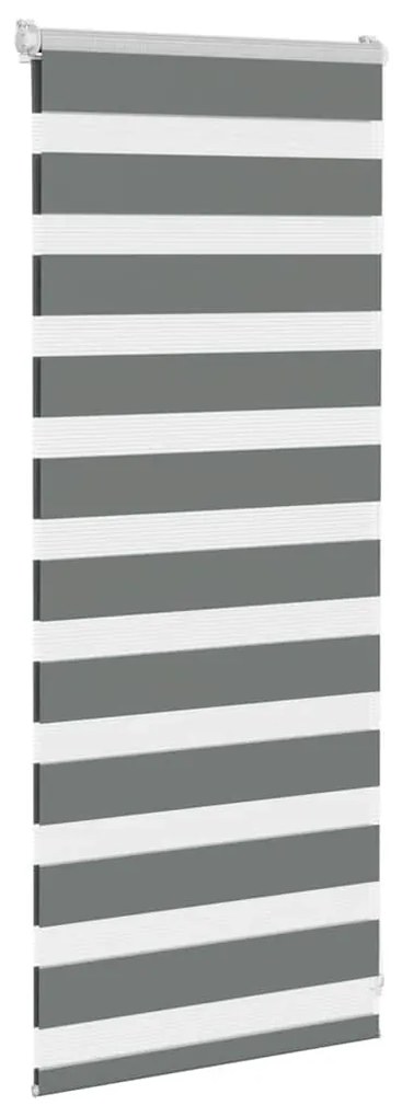zebrafüggönnyel sötét szürke szövetszélesség 60,9 cm poliészter