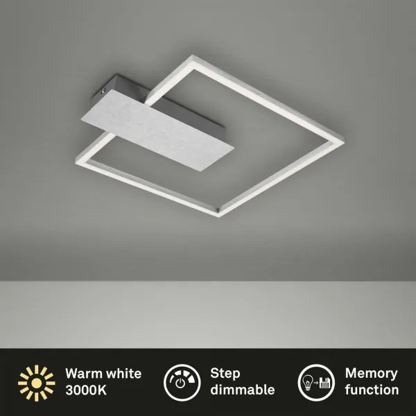 Briloner 3544-018 - LED Dimmelhető mennyezeti lámpa NICO LED/12W/230V króm