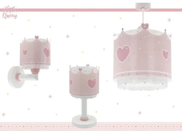 Dalber 61109 - Gyermek fali lámpa LITTLE QUEEN 1xE27/60W/230V