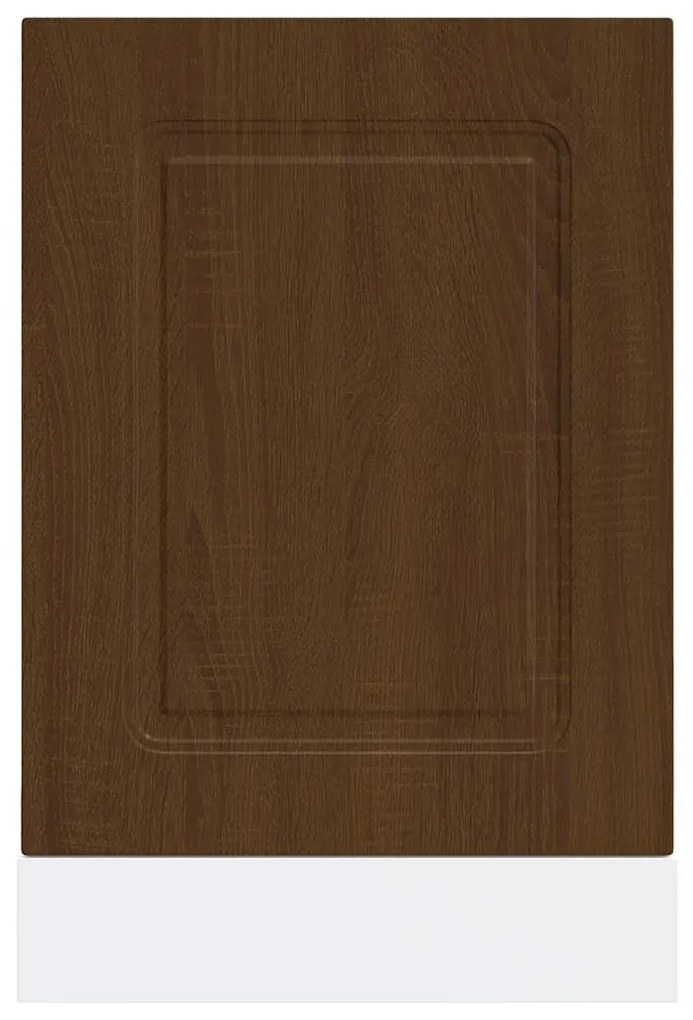 mosogatógép panel Kalmar barna tölgy 45x1,5x67 cm