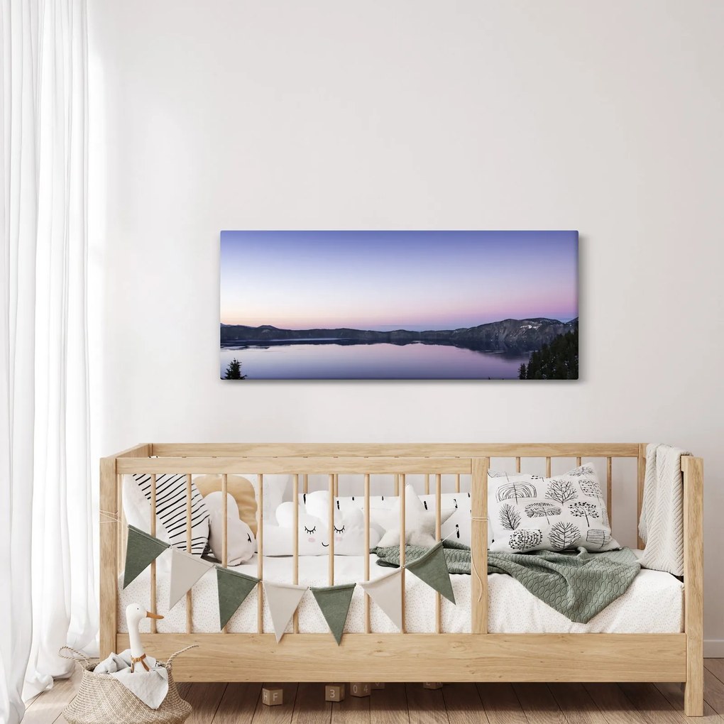 A tó képe (120x50 cm)