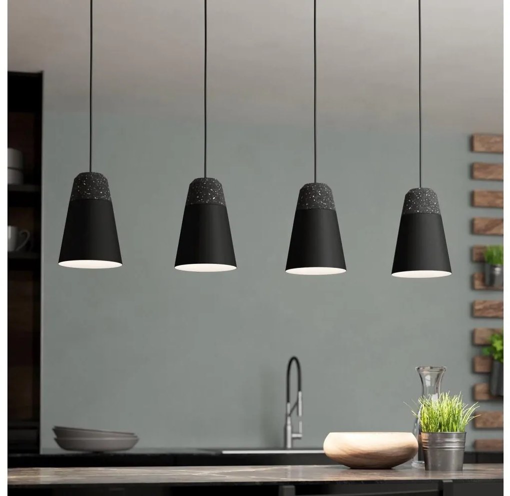 Eglo 99545 - CANTERRAS kábeles csillár 4xE27/40W/230V