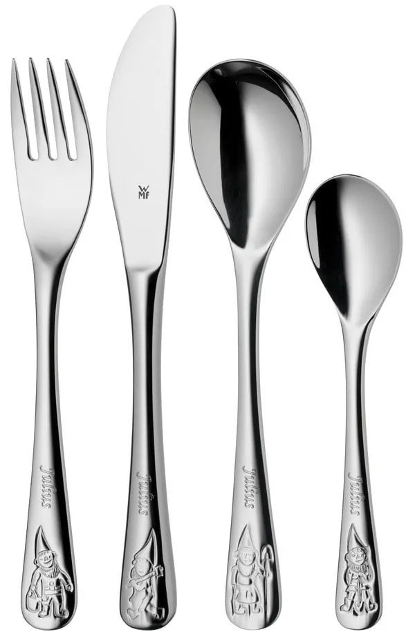 Cromargan® Zwerge 4 db-os rozsdamentes gyerek evőeszköz készlet - WMF