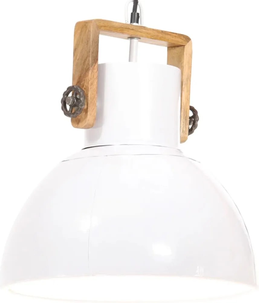 vidaXL kerek fehér ipari függőlámpa 25 W 40 cm E27