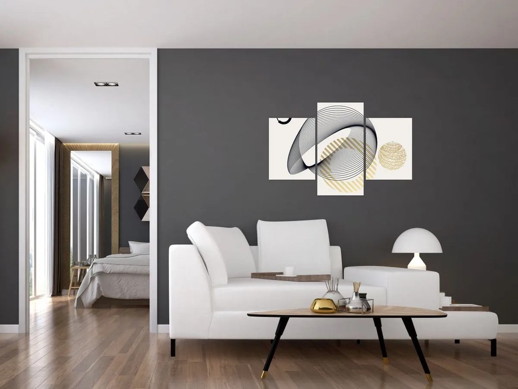 Kép - Geometriai formák N⁰3 (90x60 cm)