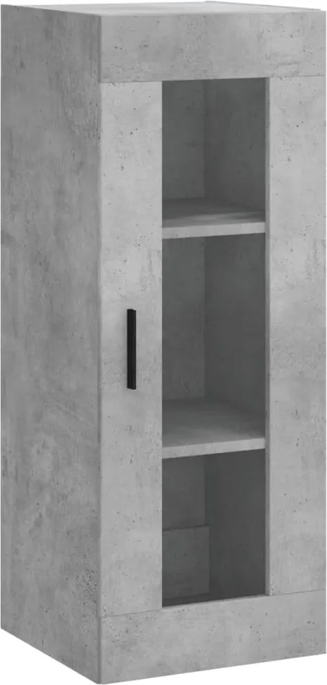 vidaXL betonszürke fali szekrény 34,5 x 34 x 90 cm