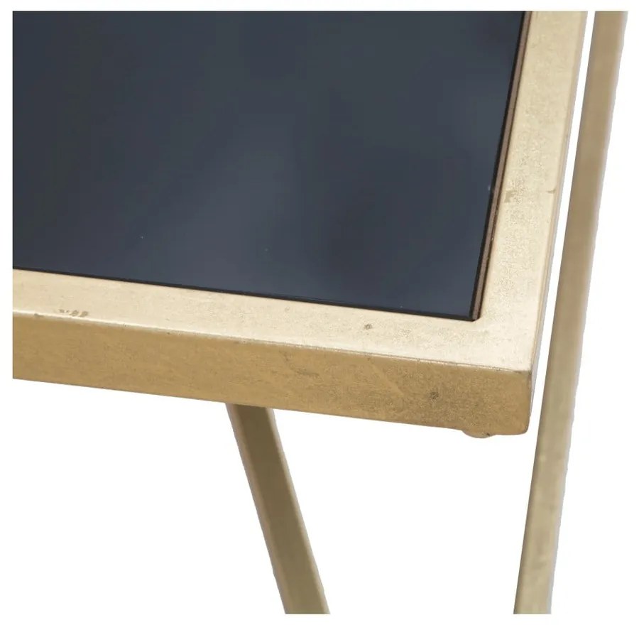 Piramid dohányzóasztal fekete üveg asztallappal, 110 x 60 cm - Mauro Ferretti