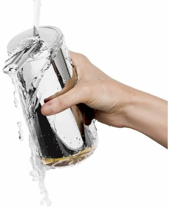 Érintésmentes szappanhab adagoló, 295 ml, ezüst