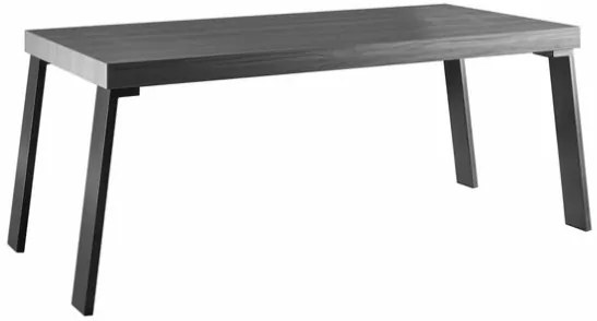 CITY étkezőasztal, fekete 189x88x78 cm