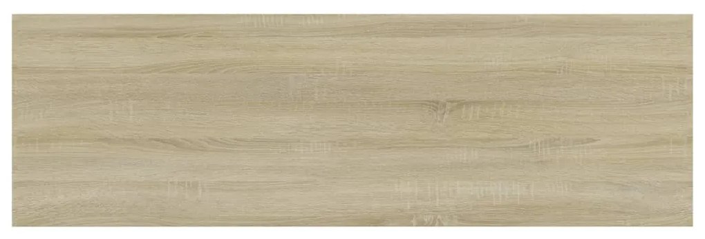 4 db sonoma-tölgy színű forgácslap könyvespolc lap 80x20x1,5 cm