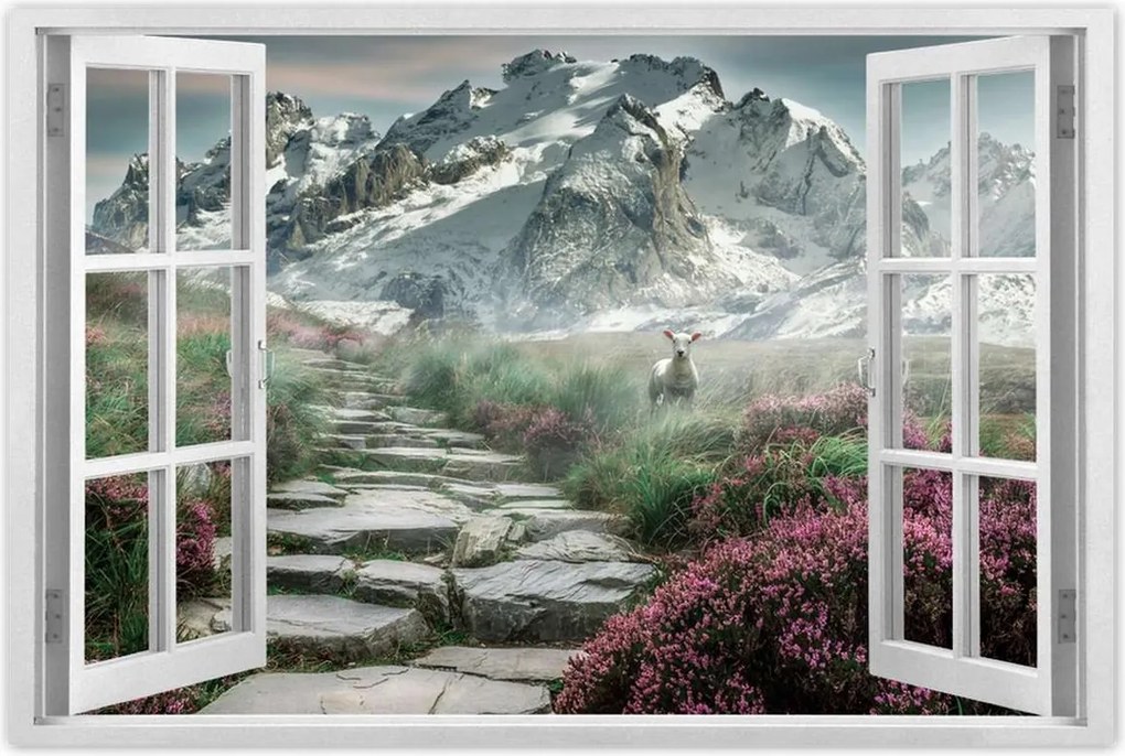 Poszterek 60x40 Hegyi kilátás Tájkép Köd