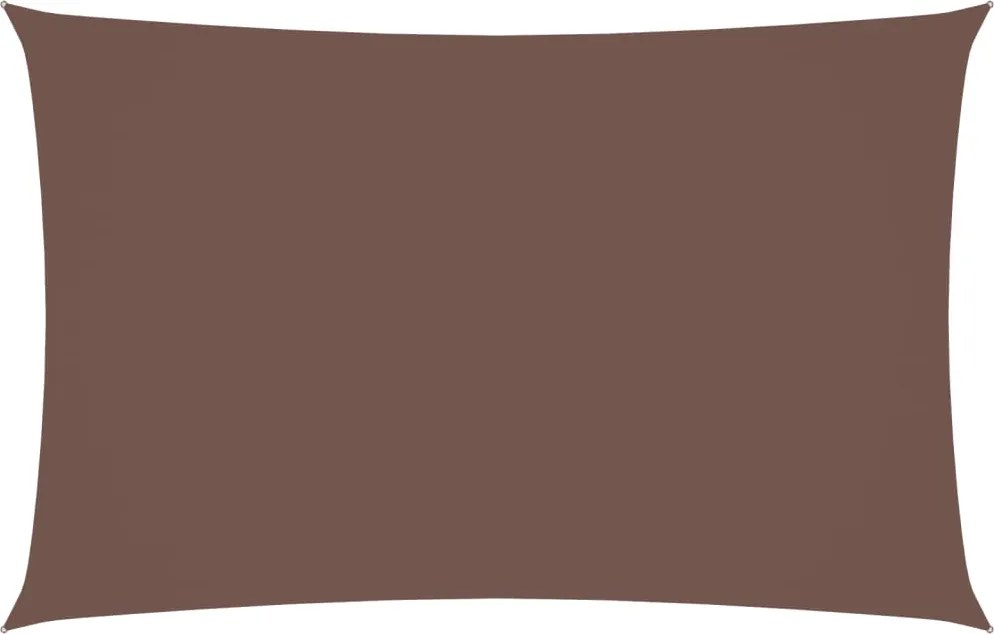 vidaXL barna téglalap alakú oxford-szövet napvitorla 2 x 5 m