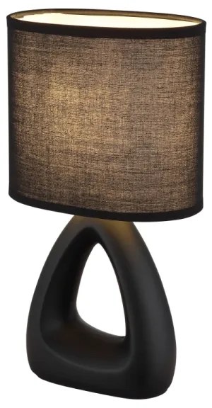 Globo 21731S - Asztali lámpa TRIANGLE 1xE14/40W/230V fekete