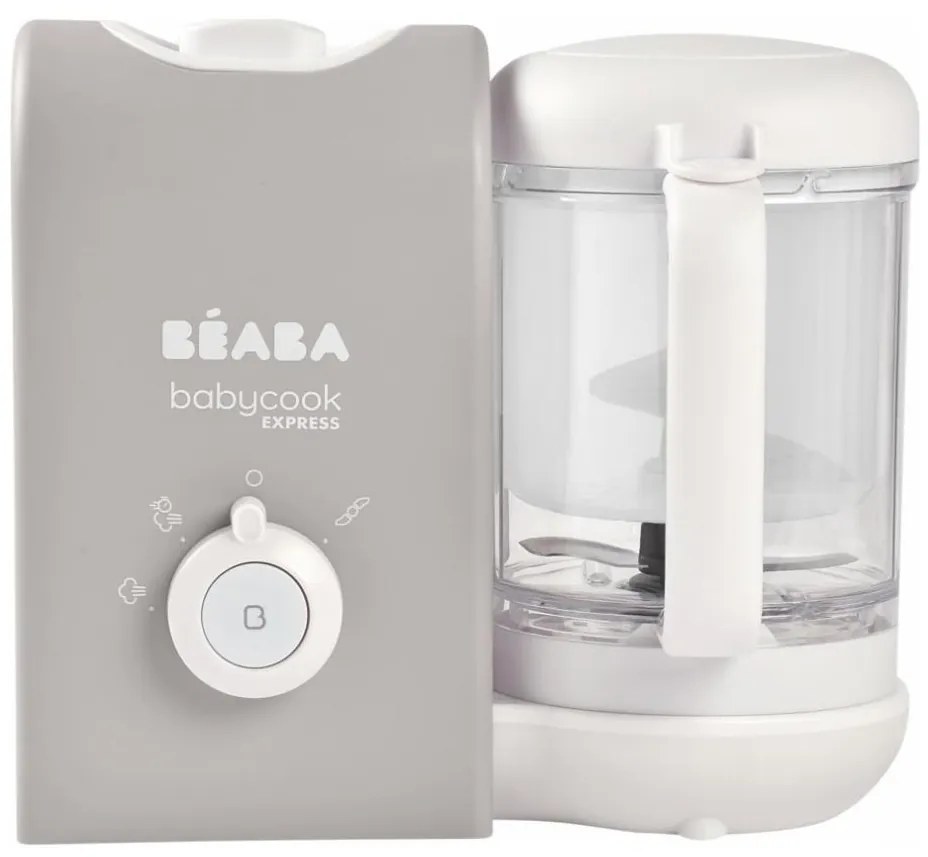 Beaba - 2 az 1-ben BABYCOOK EXPRESS gőzölő, szürke