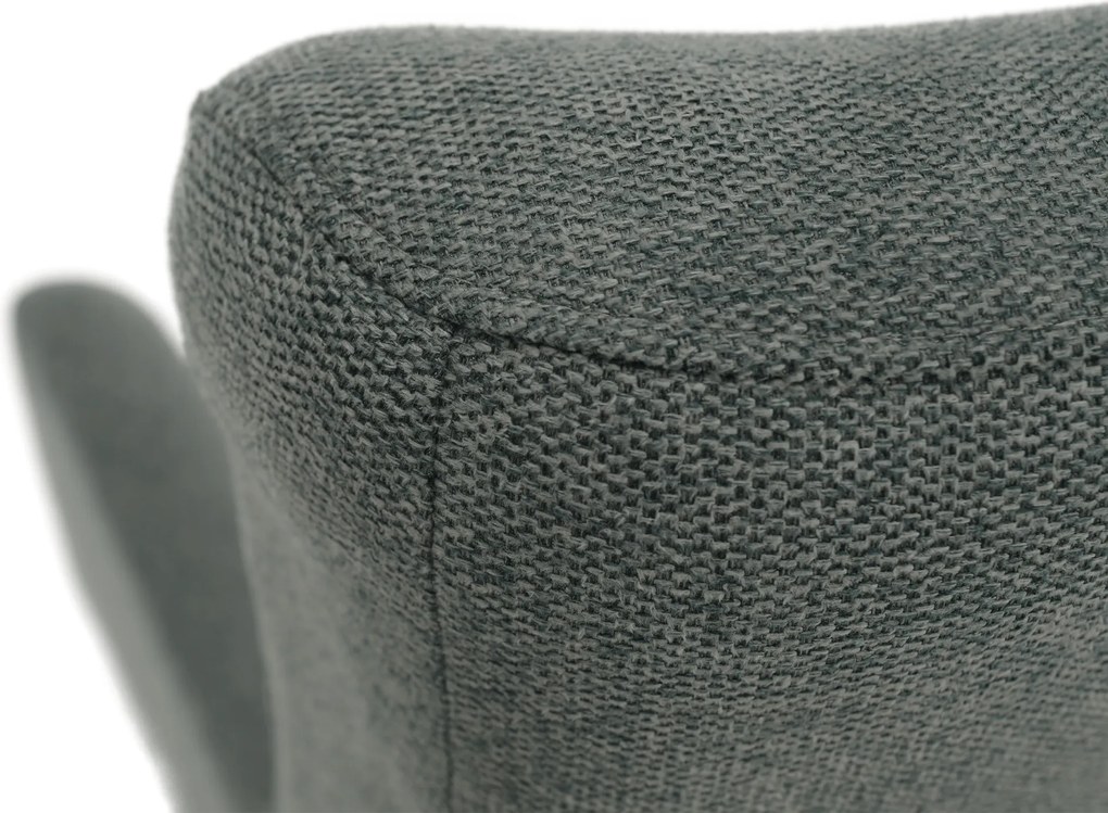 Füles fotel, mentol/tölgy, SAMY