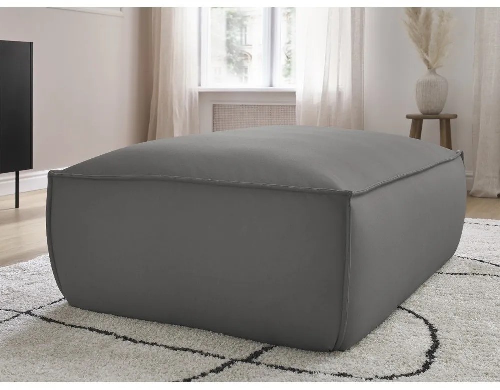 Szürke bőrutánzat lábtartó Boheme – Bobochic Paris