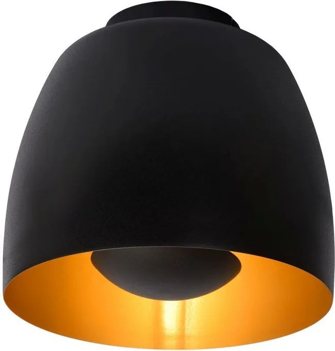 LUCIDE 30188-01-30 NOLAS Loft Mennyezeti Lámpa Fekete E27 IP20