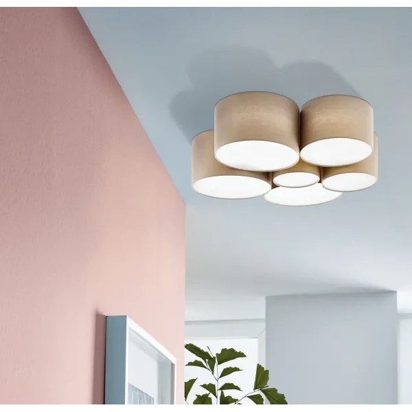 Eglo 98409 - Mennyezeti lámpa PASTORE 6xE27/40W/230V