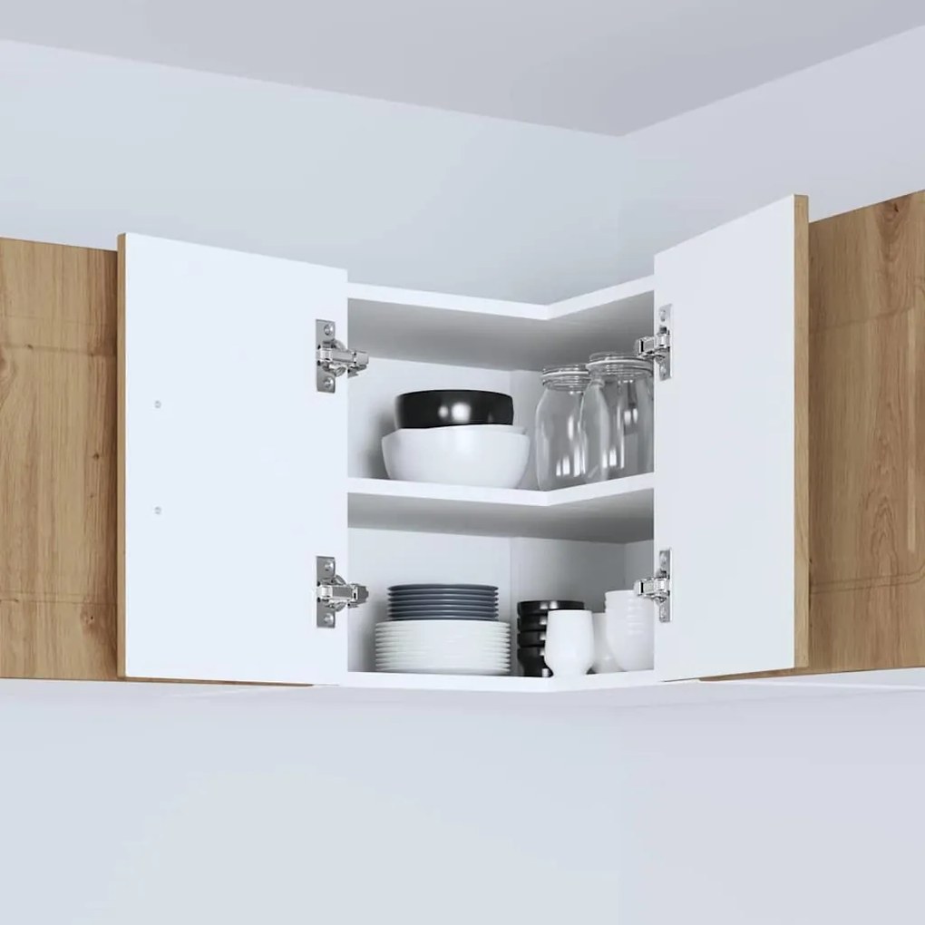 Fali konyhaszekrény Artisan tölgy 57 x 57 x 40 cm Faanyag