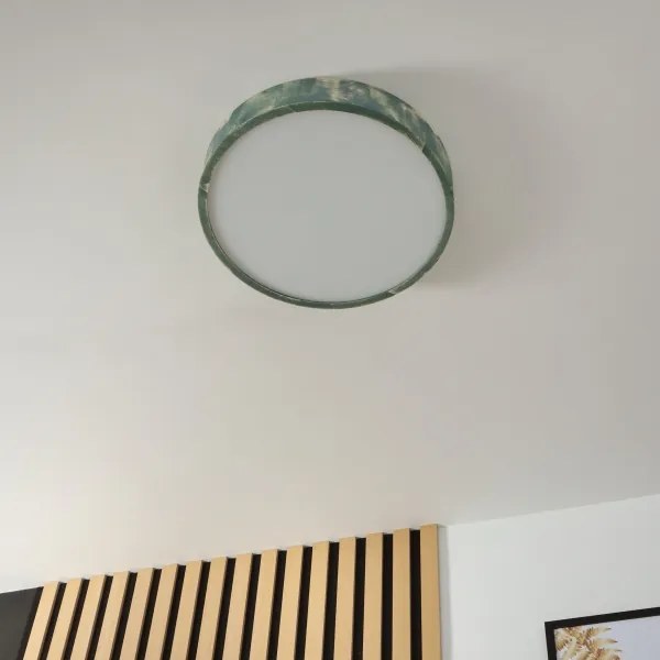 Brilagi - PINO mennyezeti lámpa, 3 x E27/15 W/230 V, fenyő/zöld, átm. 47,5 cm