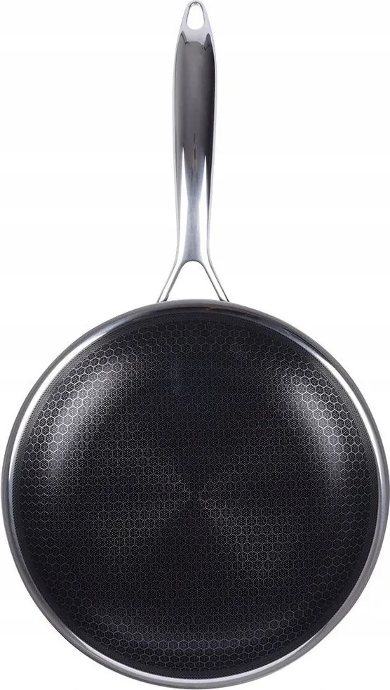 Orion Cookcell Hybrid tapadásmentes acél serpenyő sütéshez, 24 cm