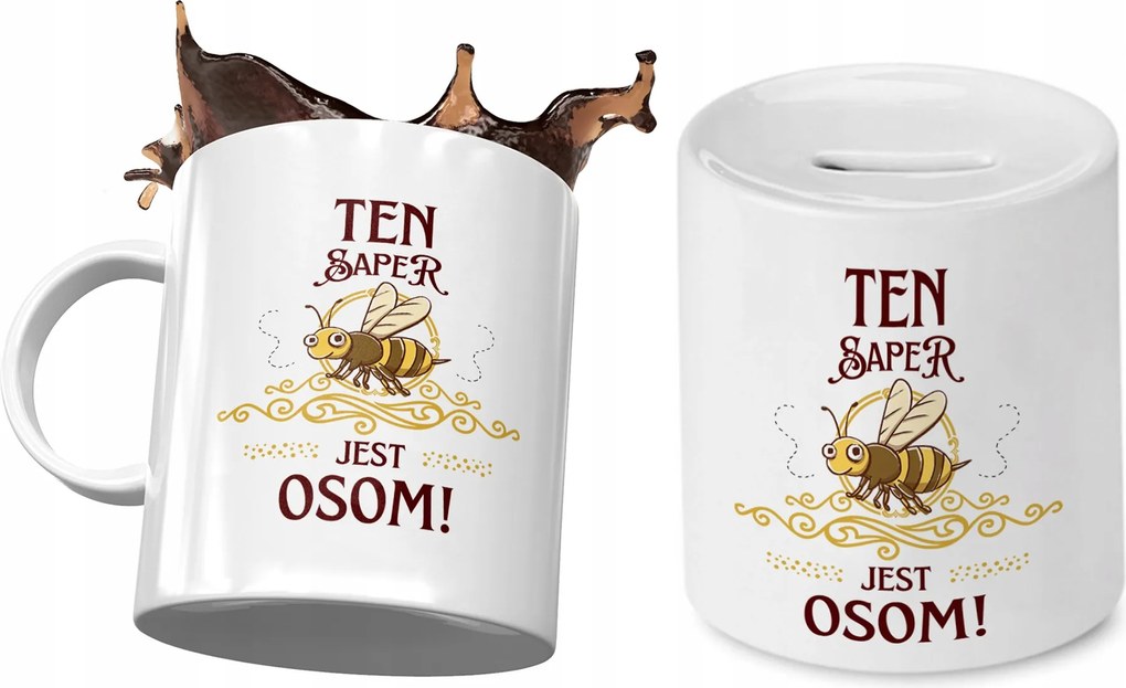 Tűzszerésznek Bögre Ajándék persely szett fényképes nyomtatással