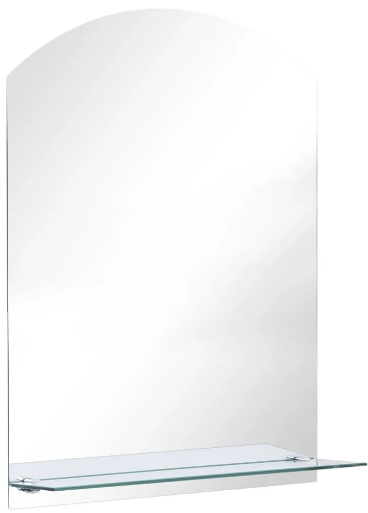 edzett üveg falitükör polccal 50 x 70 cm