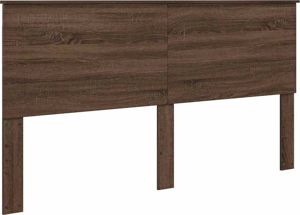 vidaXL Fejtámla Barna Tölgy 180 cm Faanyag