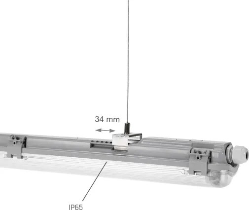 Ipari fénycső LIMEA T8 1xG13/20W/230V IP65 120cm