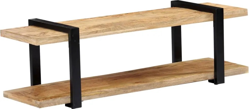 vidaXL tömör mangófa TV-szekrény 130 x 40 x 40 cm