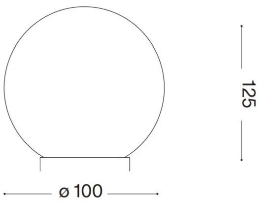 Ideal Lux - LED Asztali lámpa CARTA 1xG9/3W/230V átm. 10 cm fehér