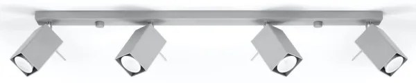 Sollux SL.0461 - MERIDA 4xGU10/40W/230V szürke spotlámpa