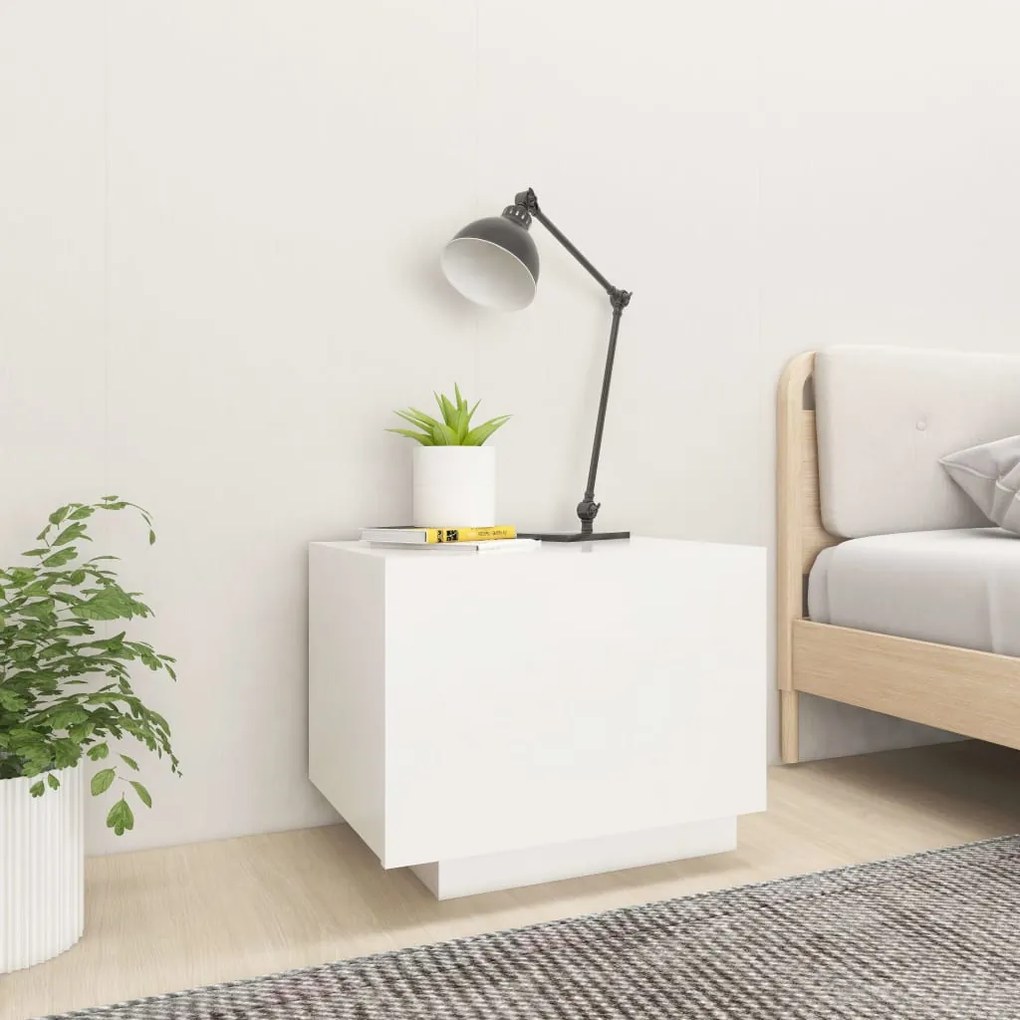 Fehér forgácslap éjjeliszekrény 100 x 35 x 40 cm