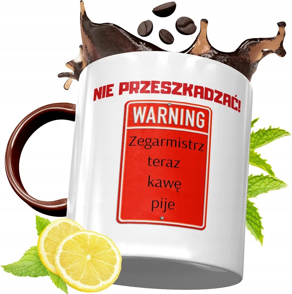 Bordó Bögre Óramesternek Születésnapra Ajándék fényképes nyomtatással