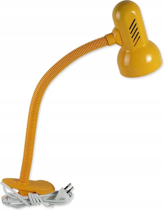 Asztali lámpa L3 Sárga iskolai lámpa csiptetős