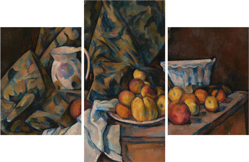 Kép - Paul Cézanne, Still Life with Apples and Peaches, reprodukciók (90x60 cm)