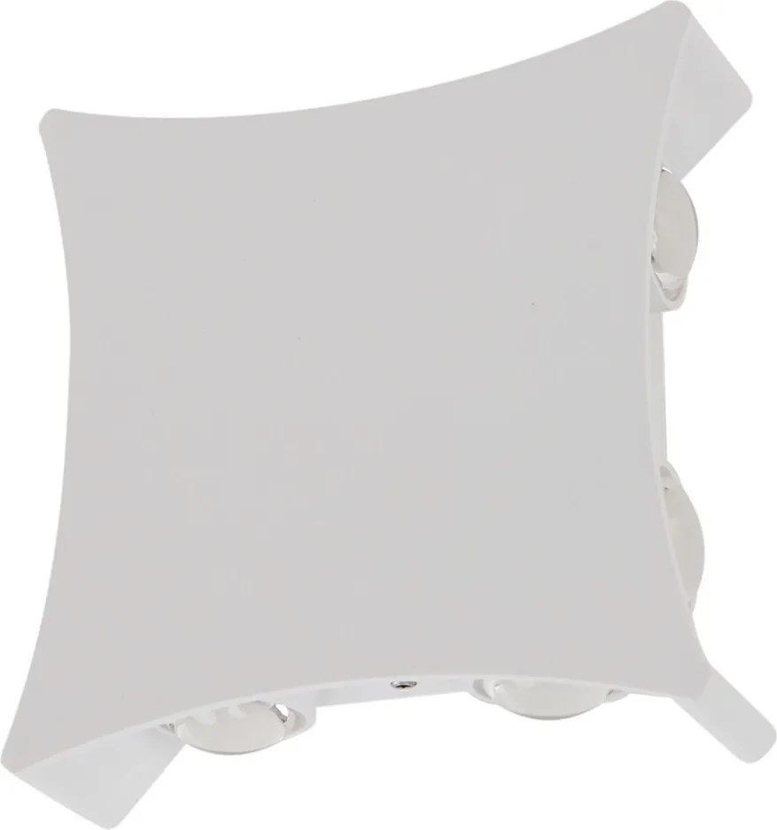 ITALUX PL-562-8 PENSA Modern Kültéri Fali Lámpa Fehér LED IP54