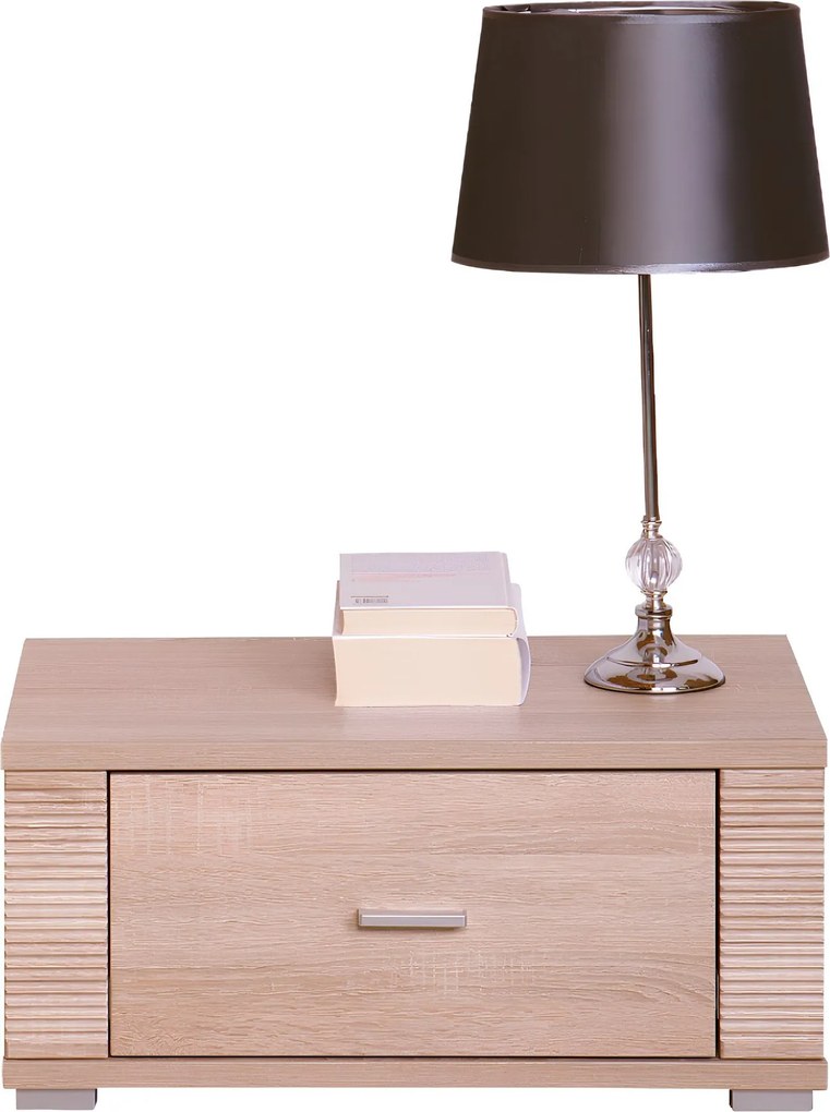 Éjjeliszekrény typ 21, sonoma tölgy, GRAND