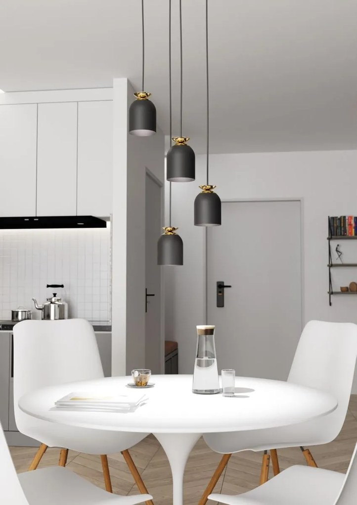 Emibig modern függeszték target fekete emi1400/4prem