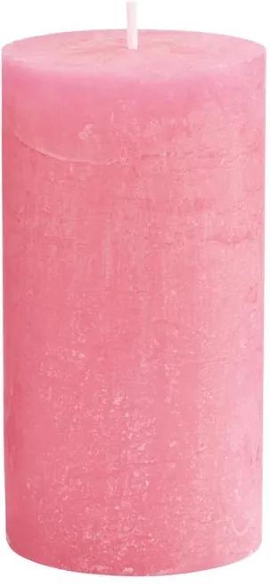 RUSTIC II. gyertya 13cm pink