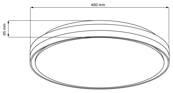 LED Dimmelhető fürdőszobai lámpa CASSANDRA LED/72W/230V IP44 + távirányító