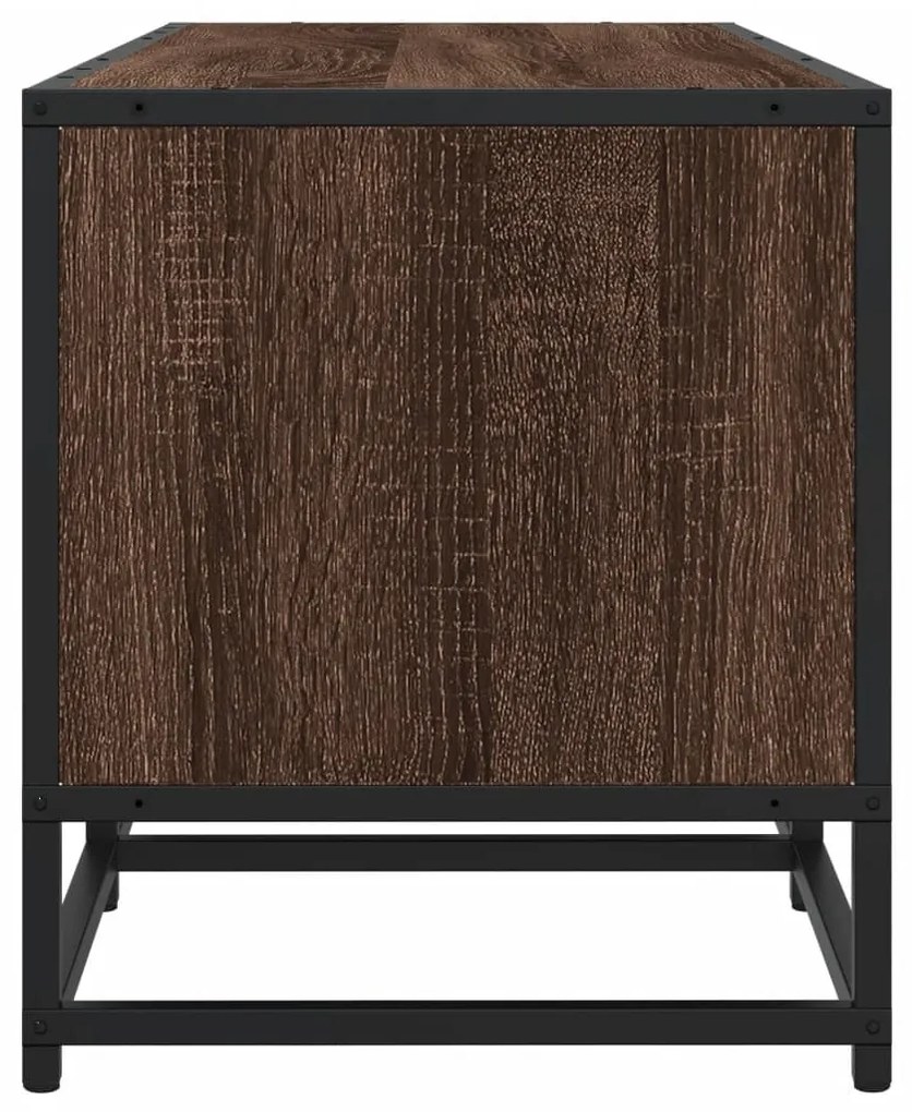 barna tölgy színű szerelt fa TV-szekrény 180 x 35 x 41 cm