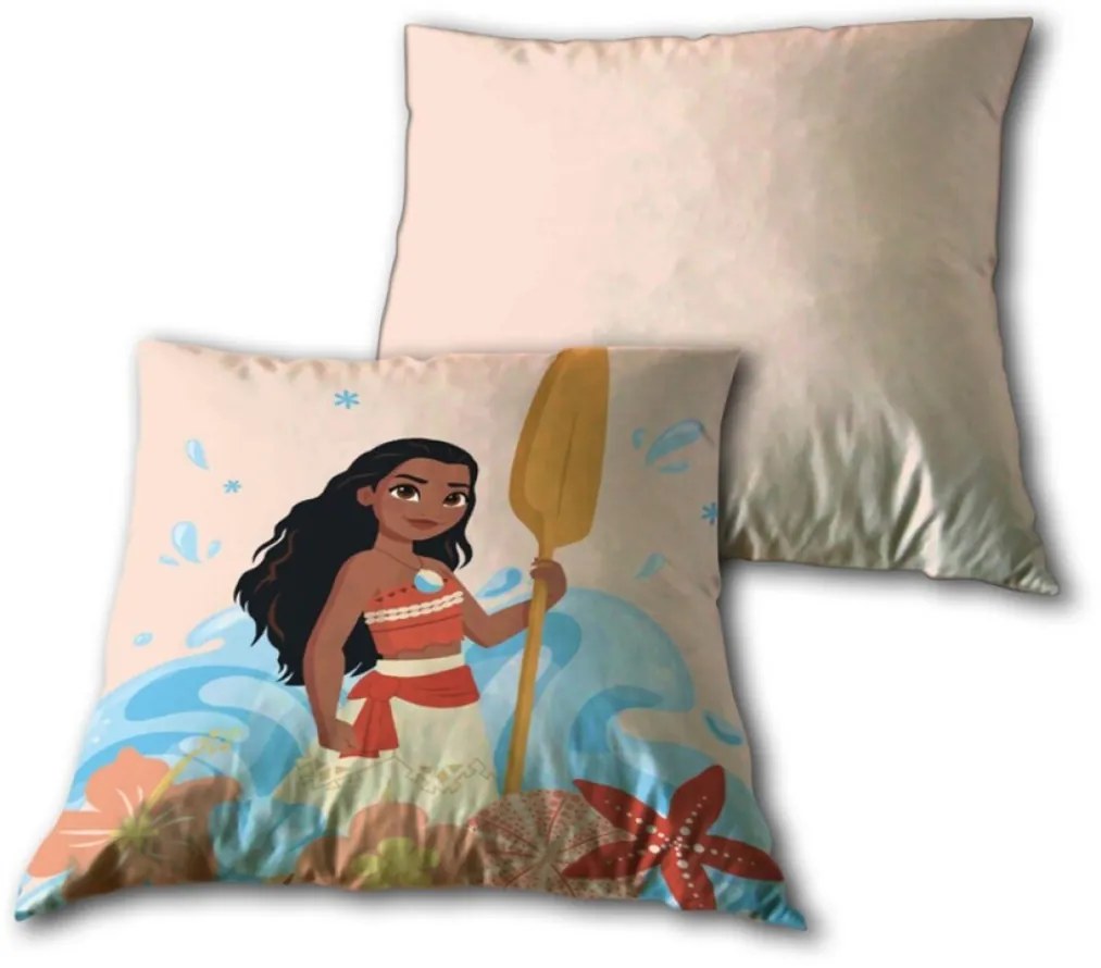 Disney Vaiana Pua párna, díszpárna levehető huzattal 35x35 cm Velúr